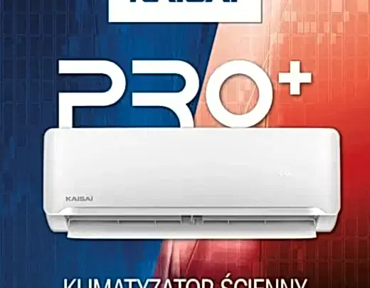 Nowy klimatyzator ścienny KAISAI PRO+